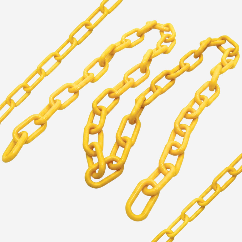 Plastic Safety Chain Yellow (25m)