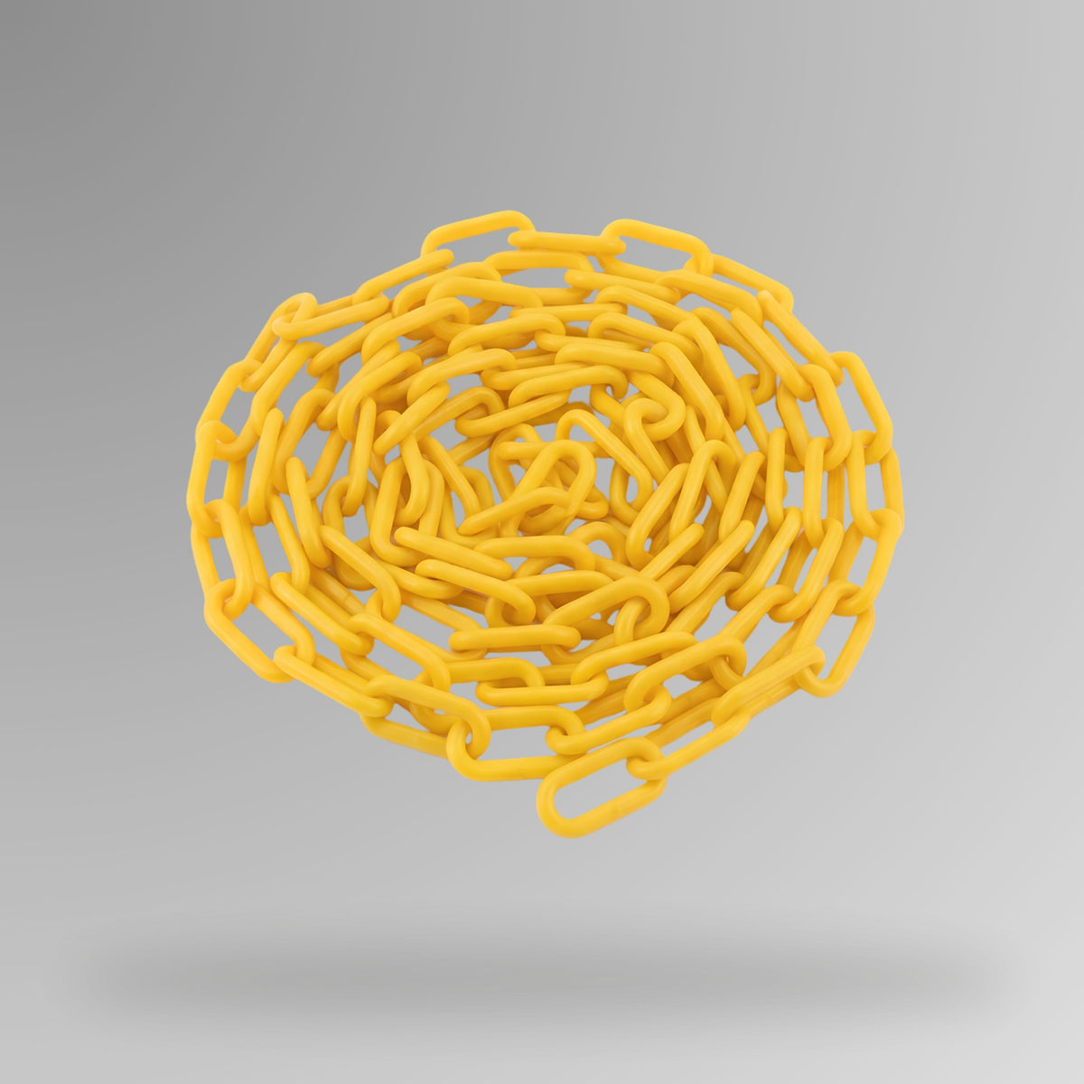 Plastic Safety Chain Yellow (25m)