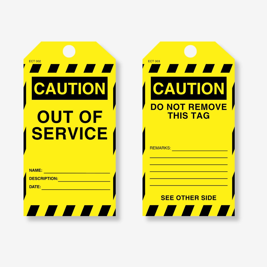 Out of Service Tag