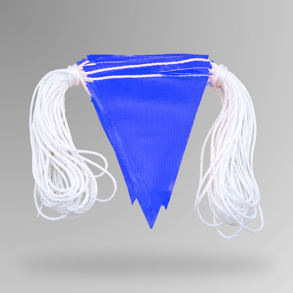 Bunting Flags Blue (100m)
