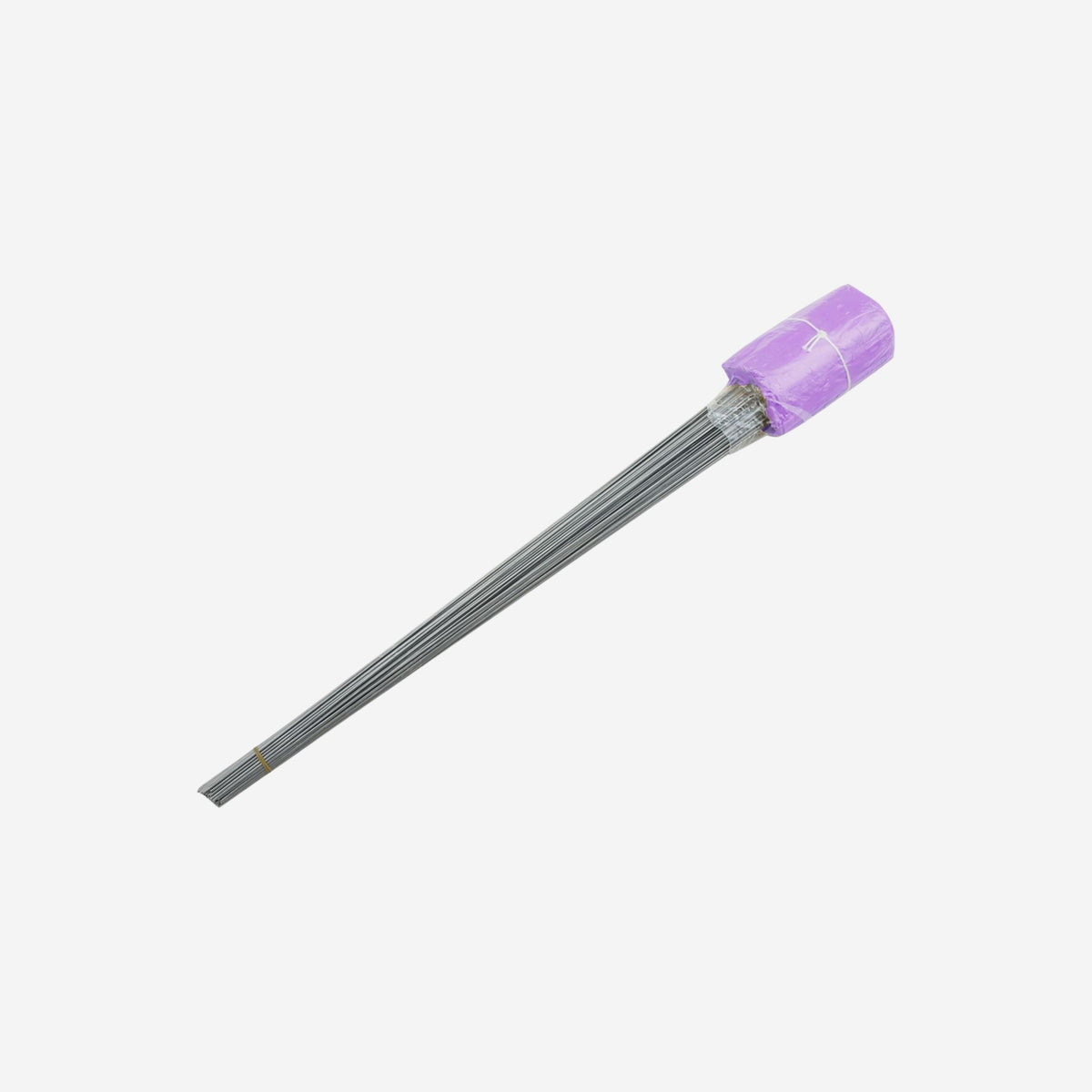 BMT 028 purple wire stake marking flags shown as a bundled pack, suitable for surveying, utility marking and ground delineation on construction and civil worksites.