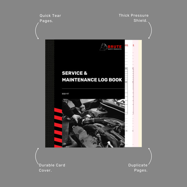 Service & Maintenance Log Book | Brute Safety Products