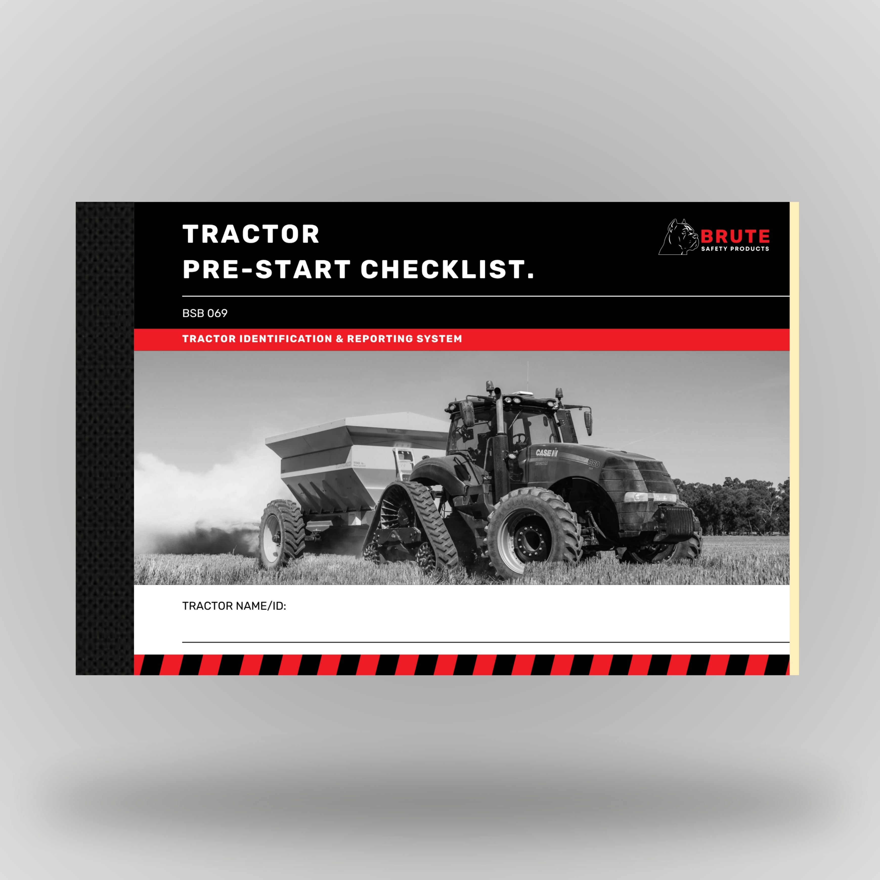 Tractor Pre Start Checklist Book | Brute Safety Products