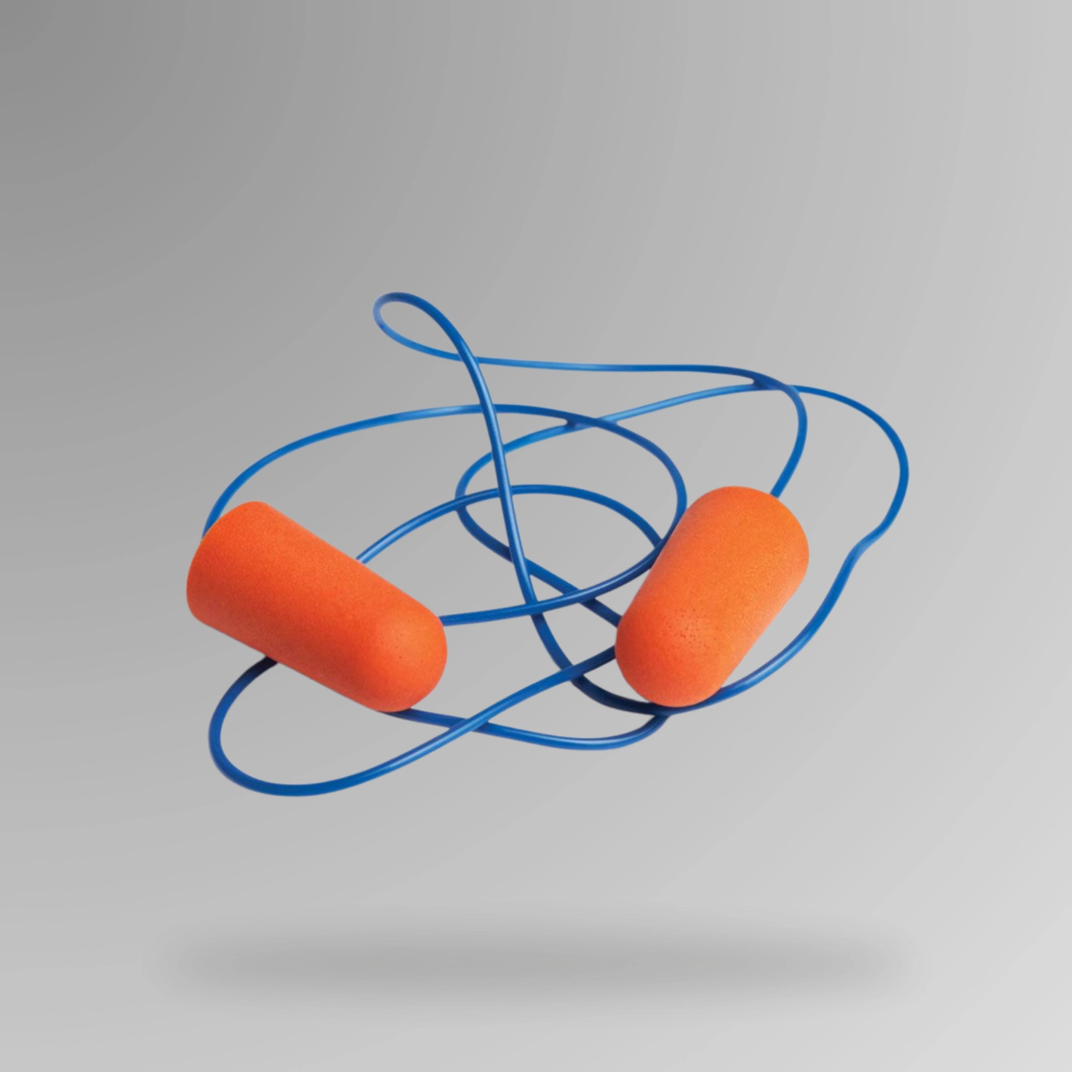 JB's Bullet Corded Earplug 100 pair box shown upright with Brute Safety Products branding